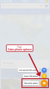 instructions for taking photo sphere in Mars in Your Own Backyard
